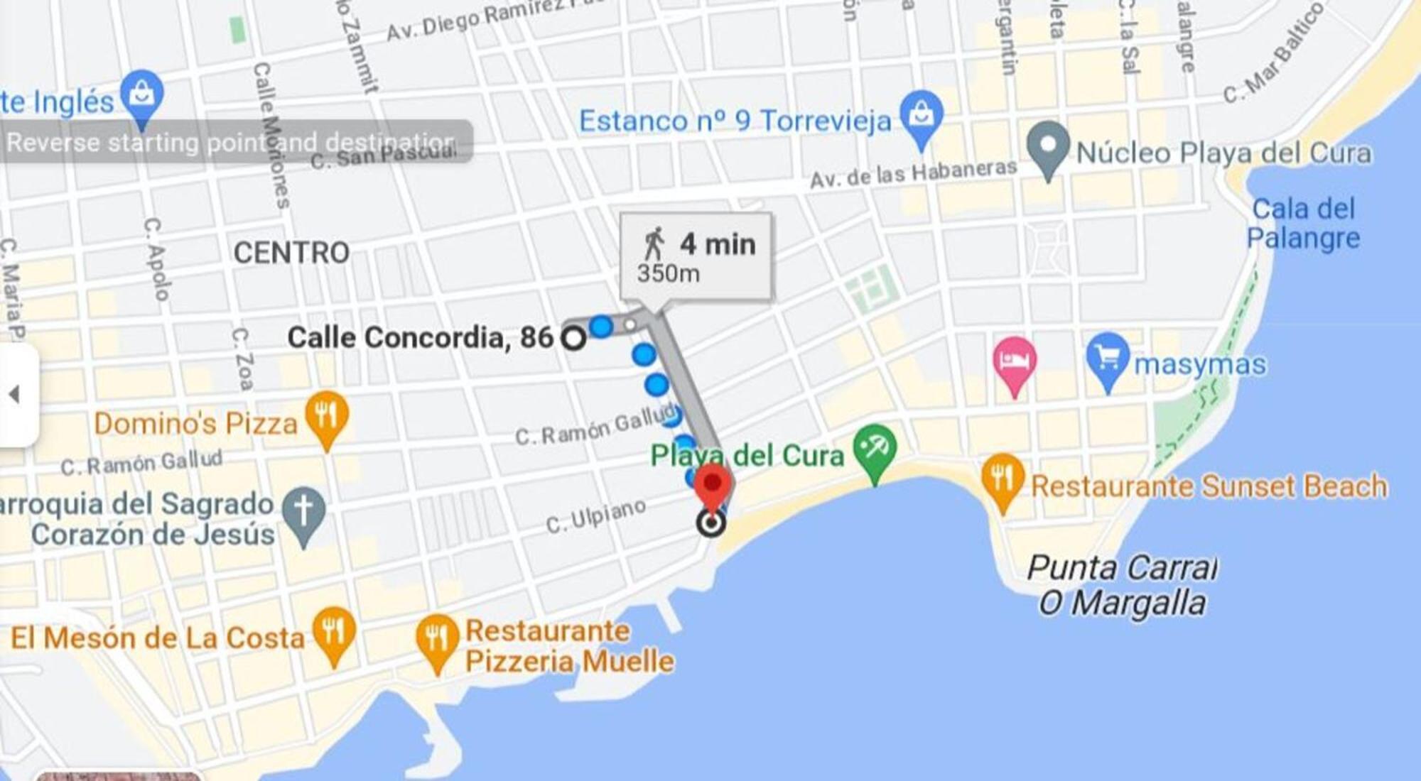 Calle Concordia 86, Two Bedroom Apartment, Up To 6 Guests, Near Del Cura Beach,Supermarket Mercadona And Central Bus Station تورّيفيِخا المظهر الخارجي الصورة